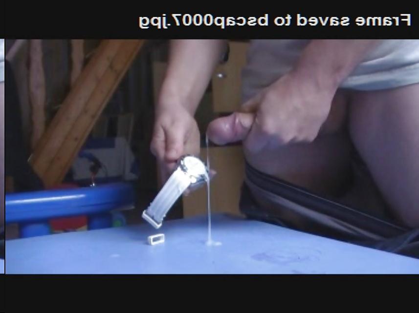 25P Cum on watch