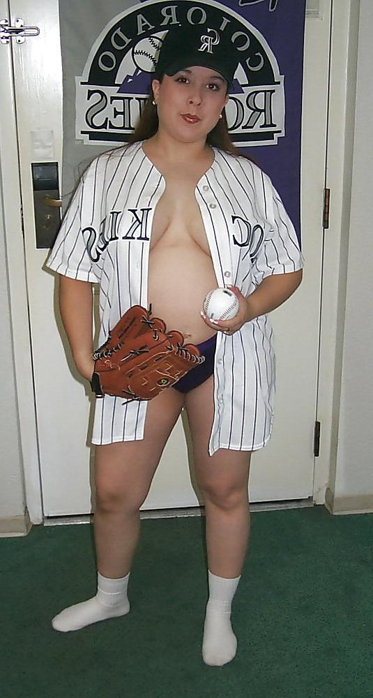 20P Sexy baseball fan