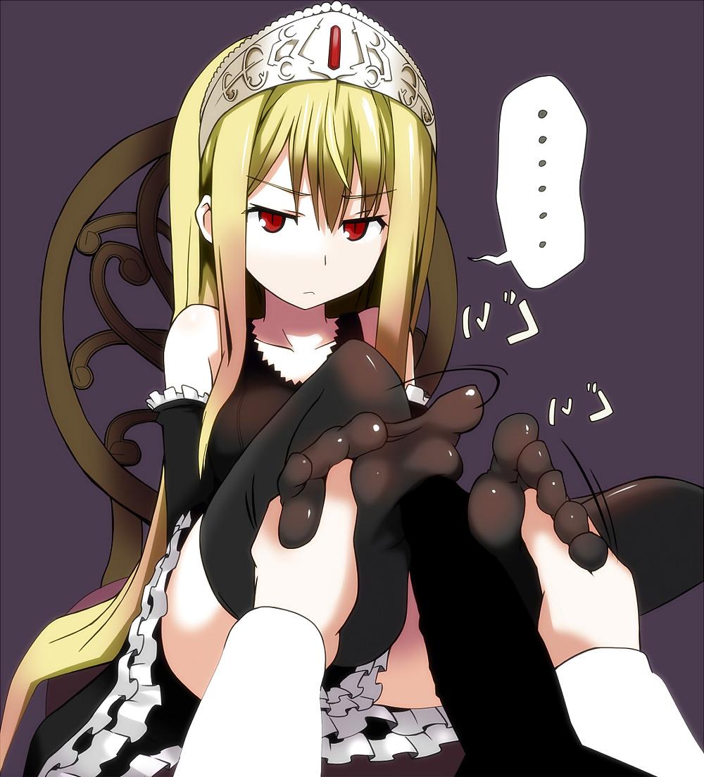 25P Anime style: foot worship