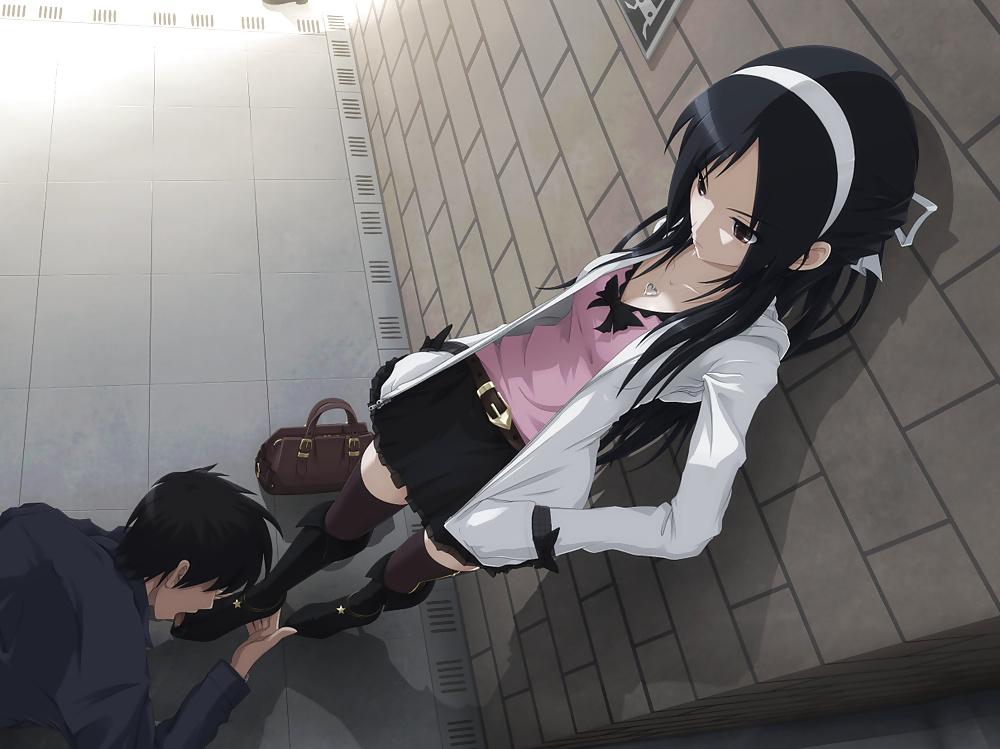 25P Anime style: foot worship