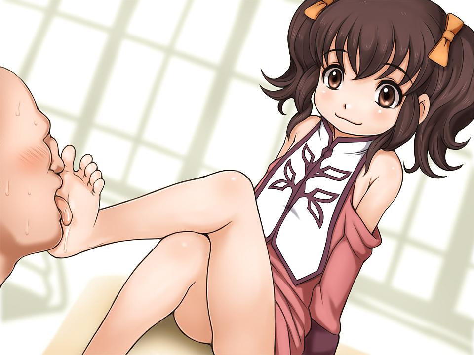 25P Anime style: foot worship