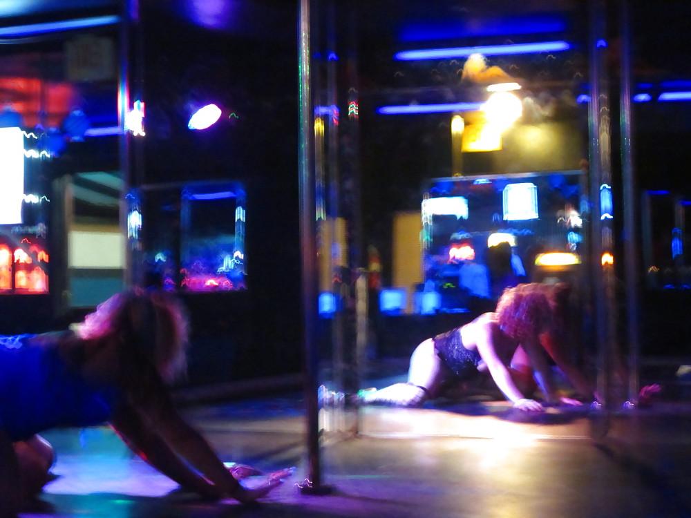 17P Baby's birthday 1st time stripping tittie bar(kinda blurry)