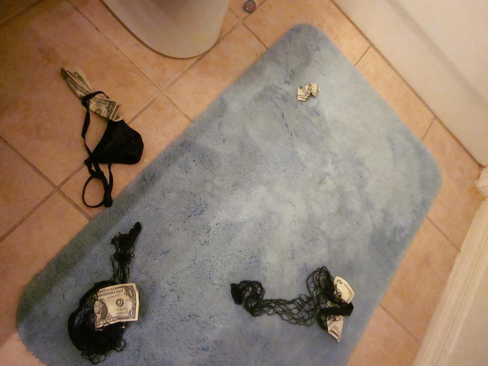 17P Baby's birthday 1st time stripping tittie bar(kinda blurry)