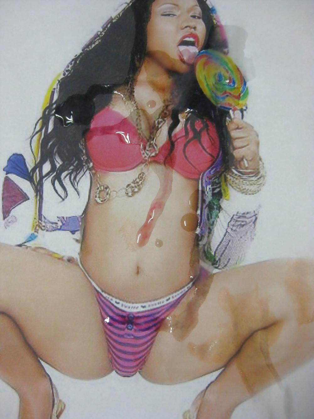 10P Gman Cum on celeb Nicki Minaj