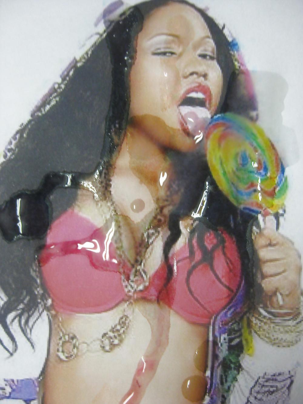10P Gman Cum on celeb Nicki Minaj