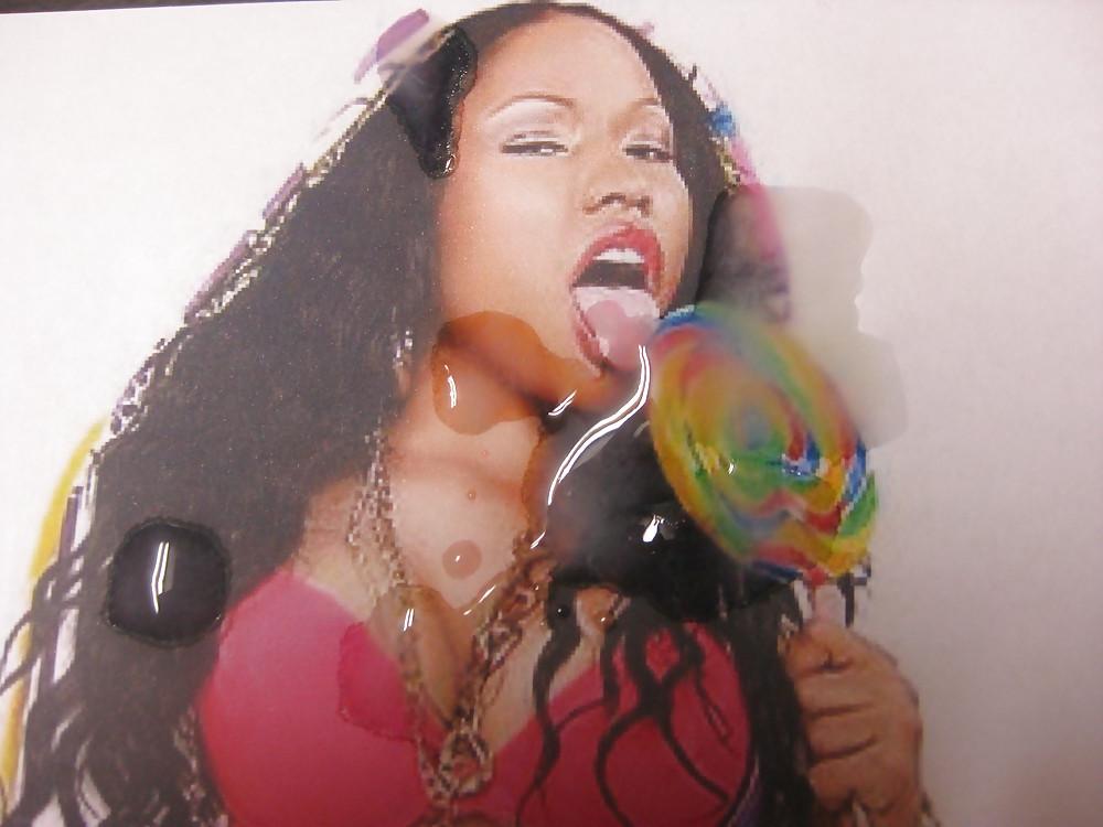 10P Gman Cum on celeb Nicki Minaj