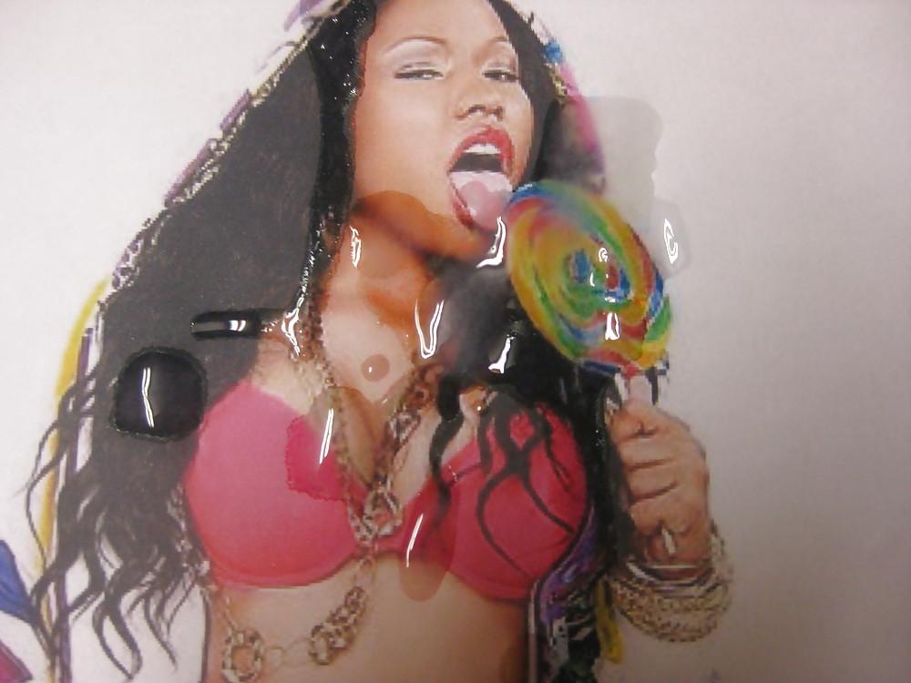 10P Gman Cum on celeb Nicki Minaj