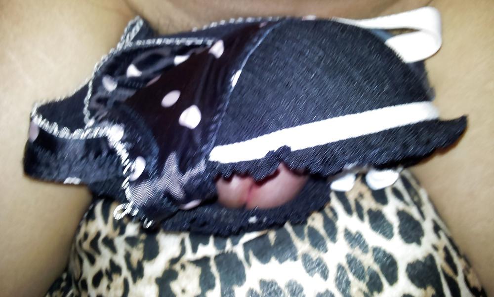 24P Cumming on my dreams padded bra (sister's new bra)