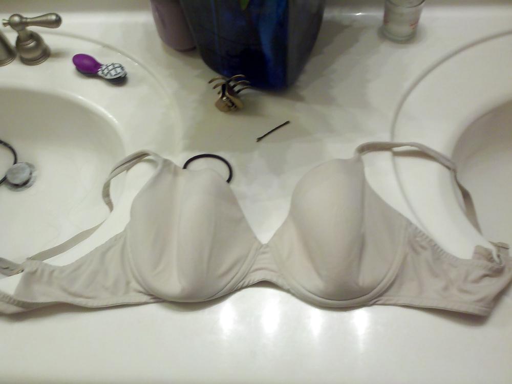 21P Friend's Wife's Bra, Panties and Dildo