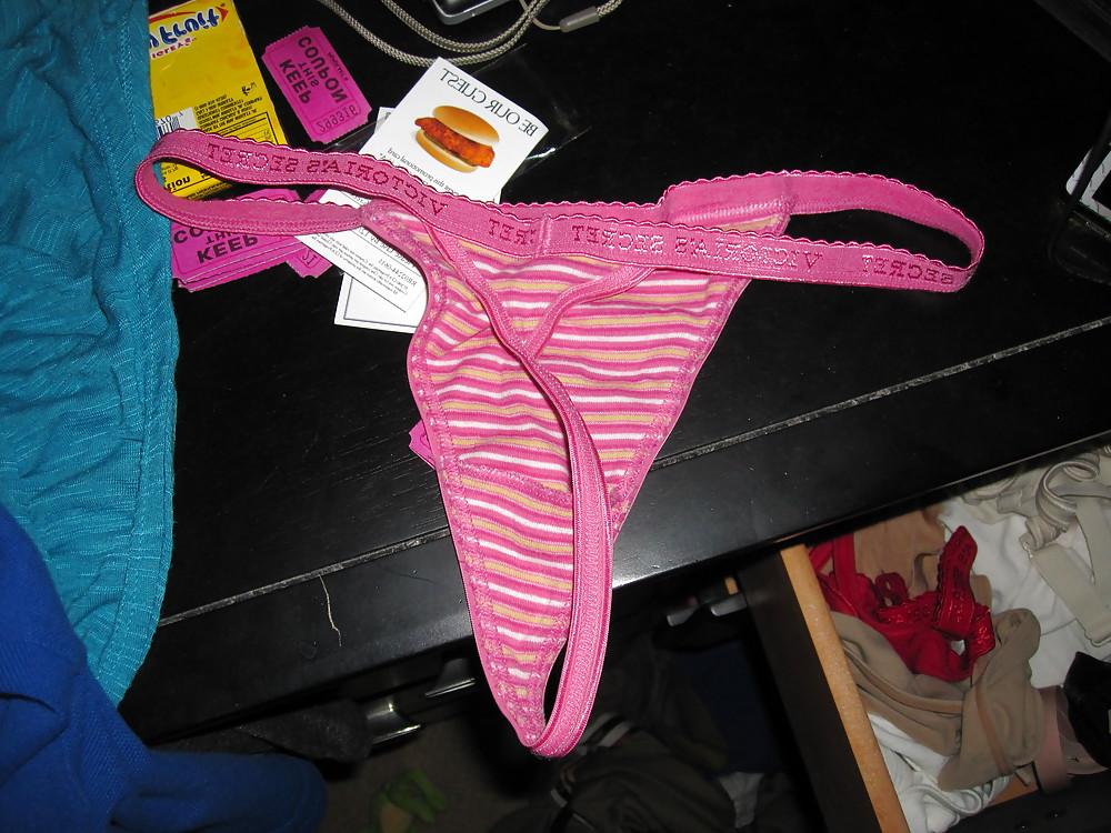 21P Friend's Wife's Bra, Panties and Dildo