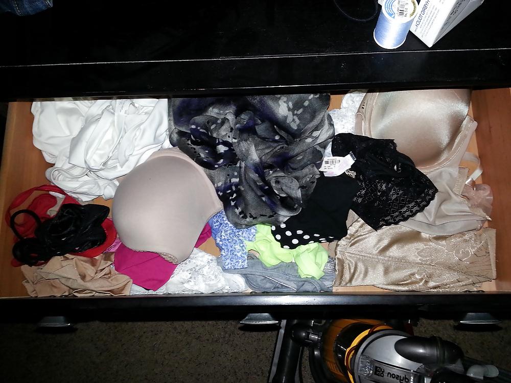 21P Friend's Wife's Bra, Panties and Dildo