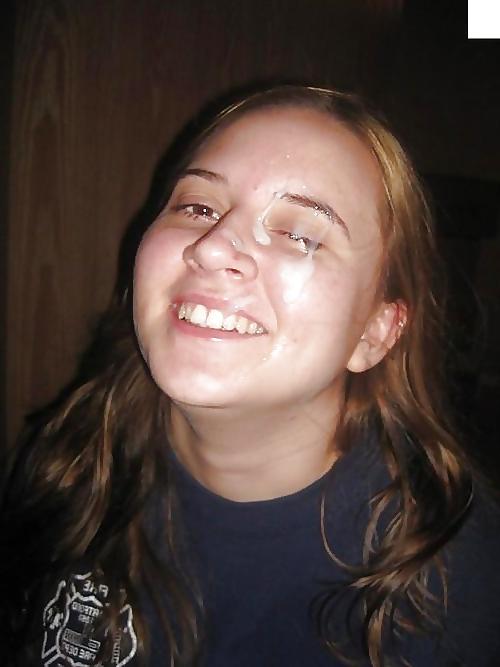 25P Natural Girls Face The Cum