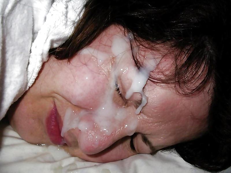 25P Natural Girls Face The Cum