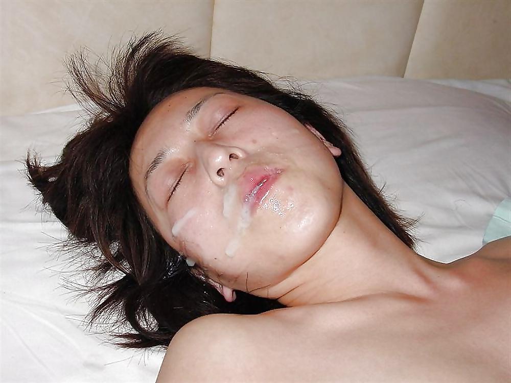 25P Natural Girls Face The Cum