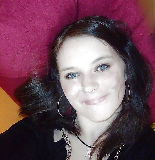 25P Natural Girls Face The Cum