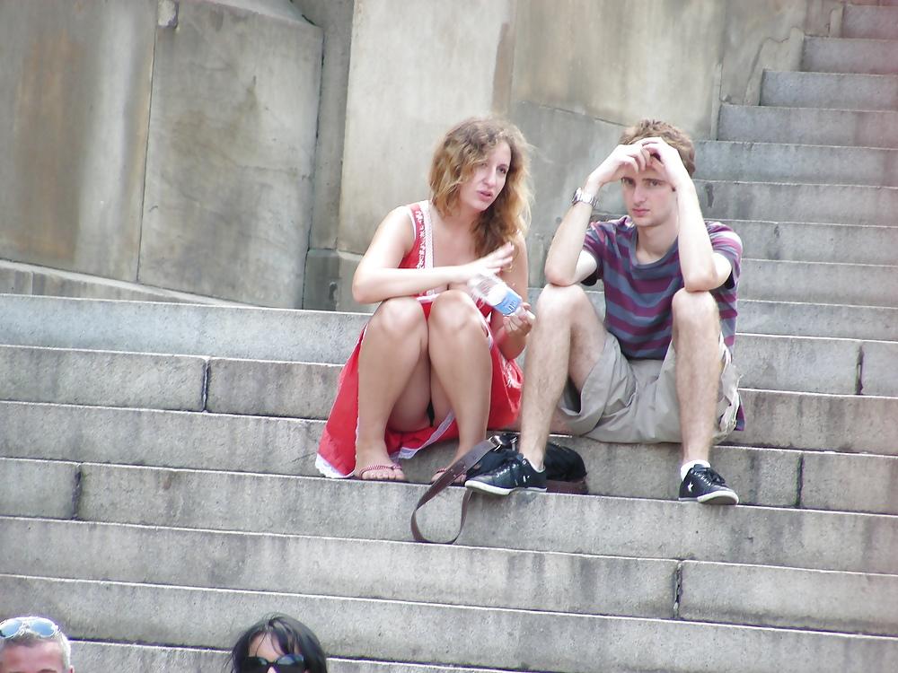 25P Upskirt Sitting Mix 1