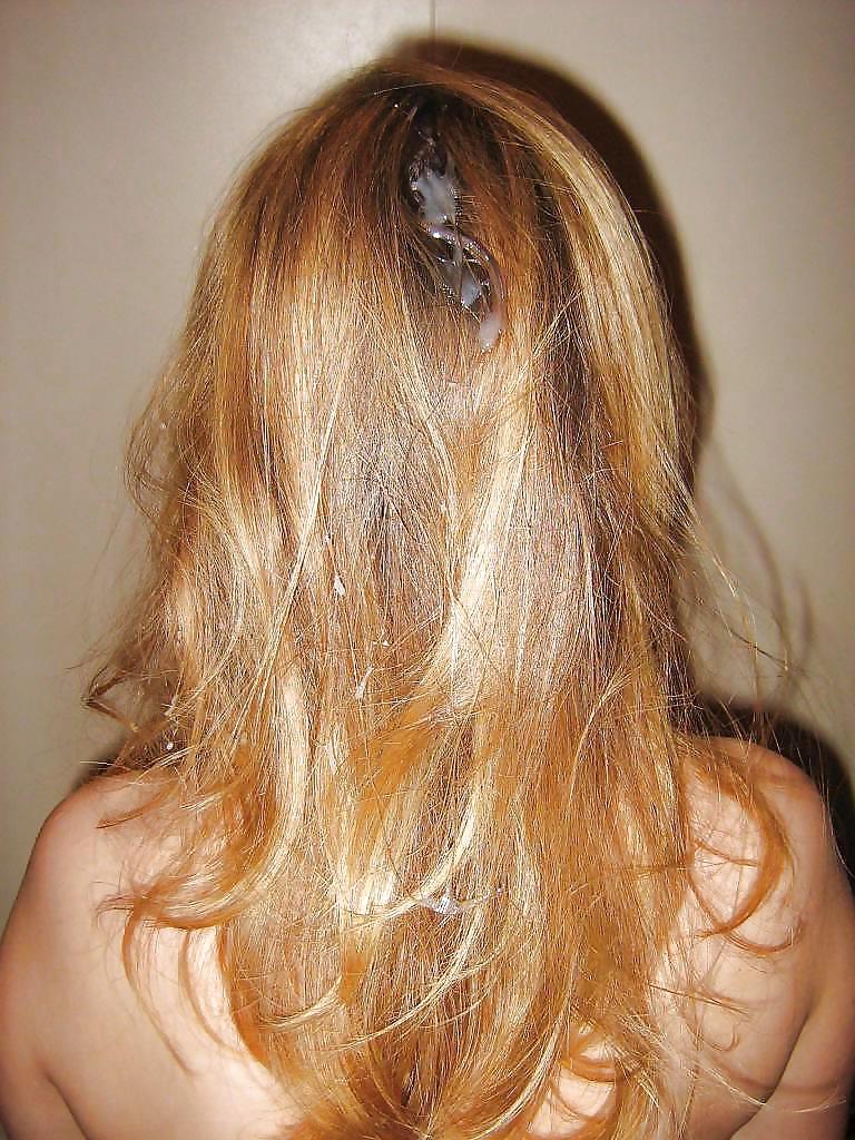25P Cum on hair