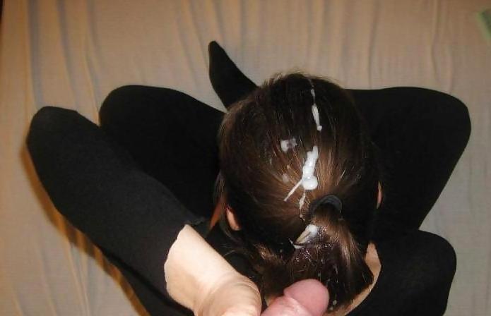 25P Cum on hair