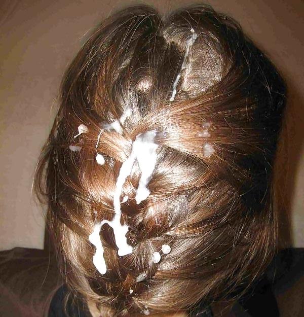 25P Cum on hair