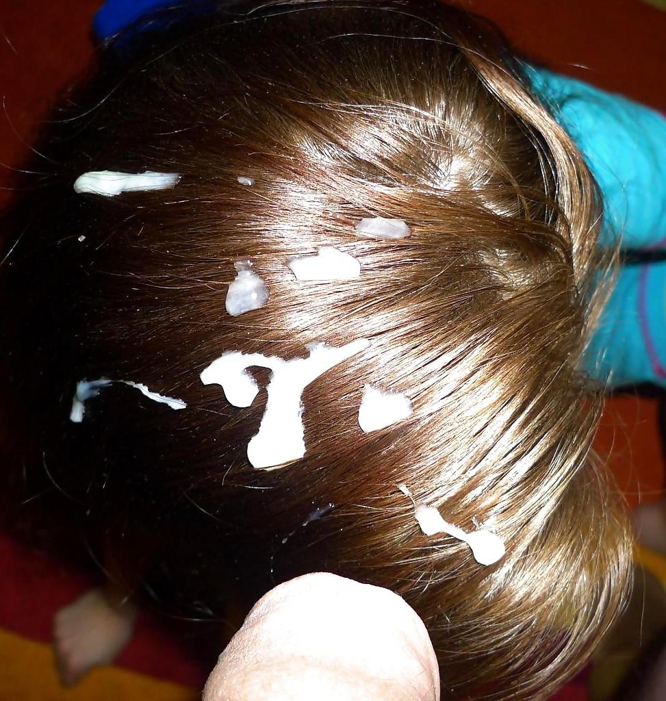 25P Cum on hair