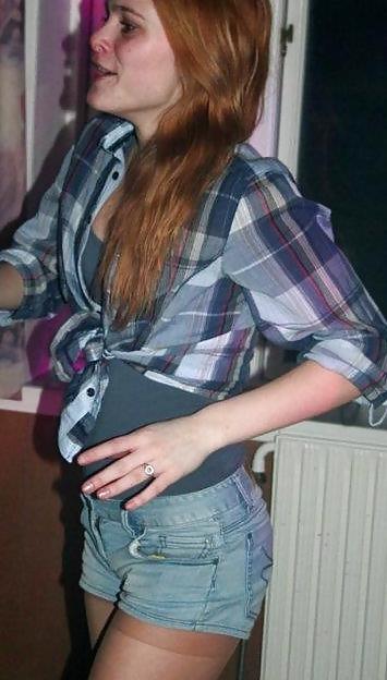 25P Danish teens-171-172-party bra panties beach cleavage 