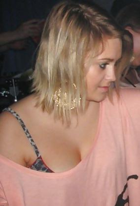 25P Danish teens-171-172-party bra panties beach cleavage 