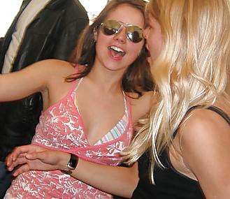 25P Danish teens-171-172-party bra panties beach cleavage 