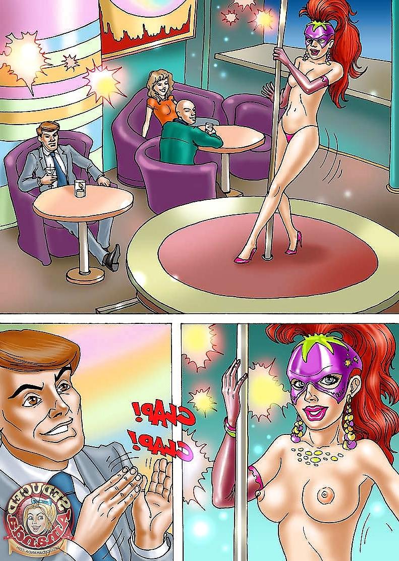 15P Seduced Amanda - Surprise for Dad in a Strip Bar (en)