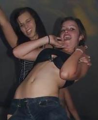 25P Danish teens & women-129-130-nude dildo bra party cleavage 