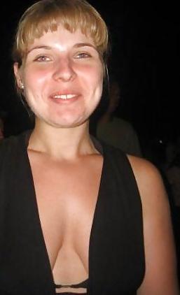 25P Danish teens & women-129-130-nude dildo bra party cleavage 