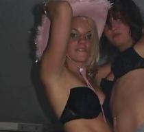 25P Danish teens & women-129-130-nude dildo bra party cleavage 