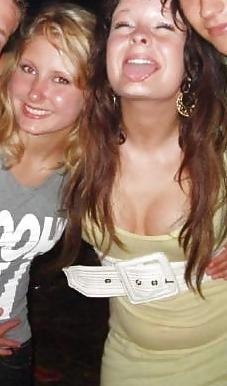 25P Danish teens & women-129-130-nude dildo bra party cleavage 