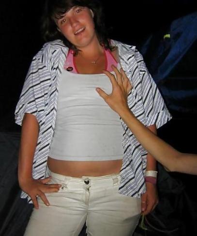 25P Danish teens & women-129-130-nude dildo bra party cleavage 