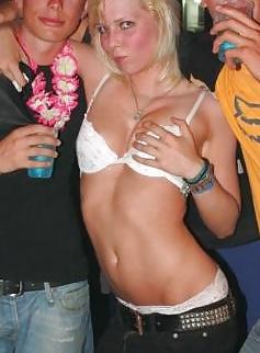 25P Danish teens & women-129-130-nude dildo bra party cleavage 