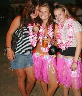 25P Danish teens & women-129-130-nude dildo bra party cleavage 