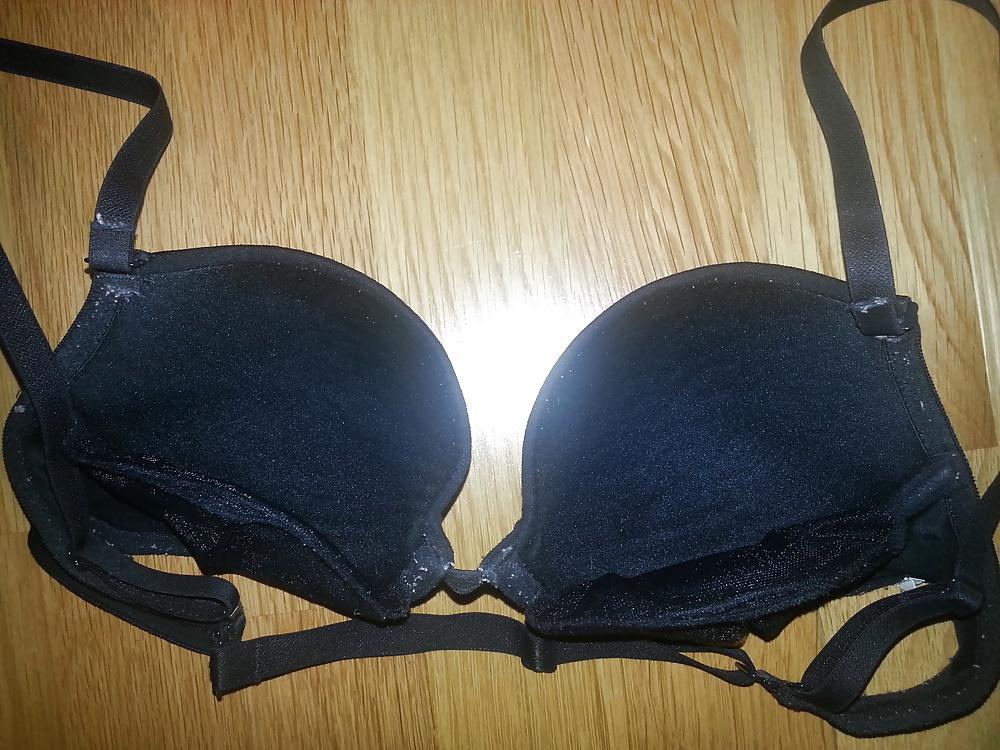 19P Benetton 32A Black Bra From Cousin Wife 