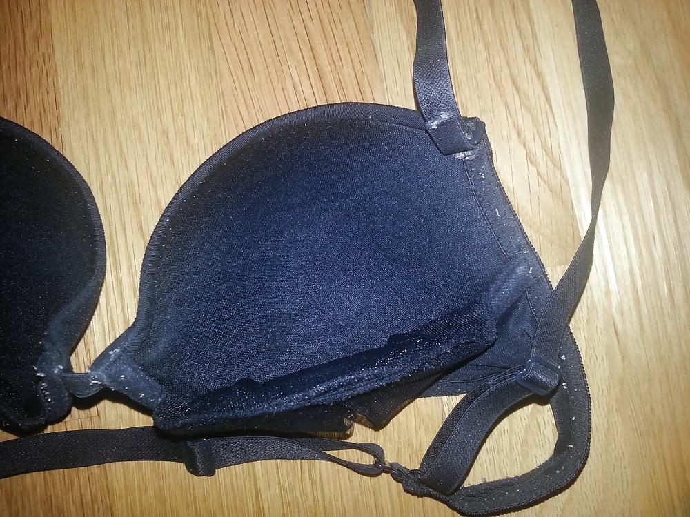 19P Benetton 32A Black Bra From Cousin Wife 