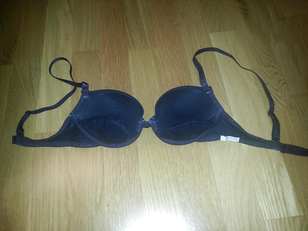 19P Benetton 32A Black Bra From Cousin Wife 