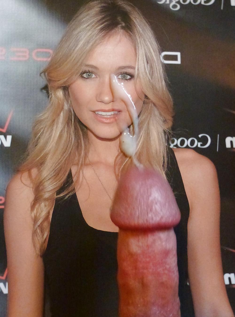 14P Cum On Katrina Bowden's Face!