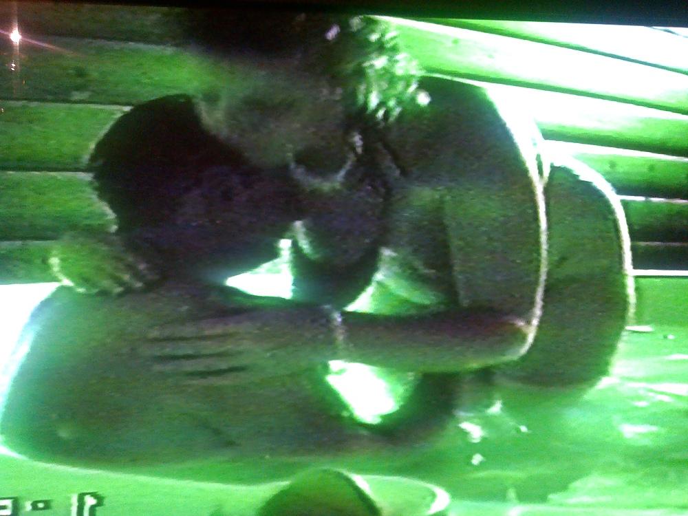 10P Carole's hairy cunt fucked in the jacuzzi