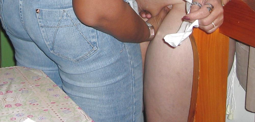 6P Wife playing with thick Sista