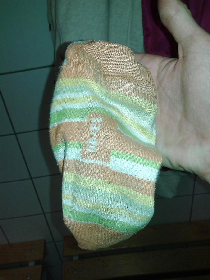 11P Cum on colleague socks