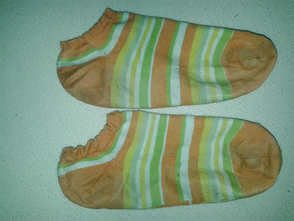 11P Cum on colleague socks