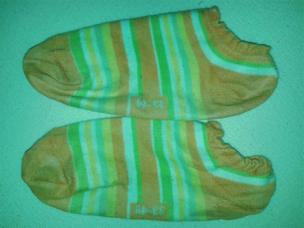 11P Cum on colleague socks