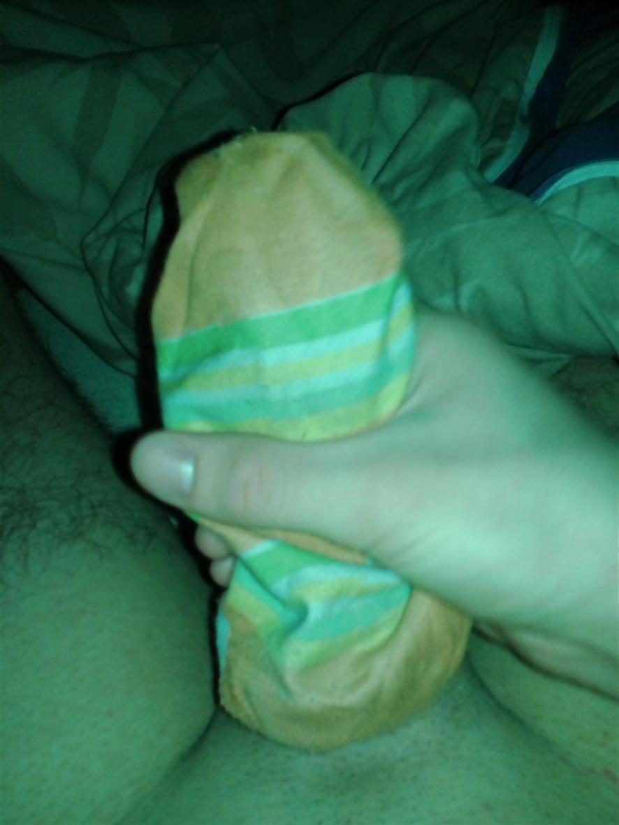 11P Cum on colleague socks