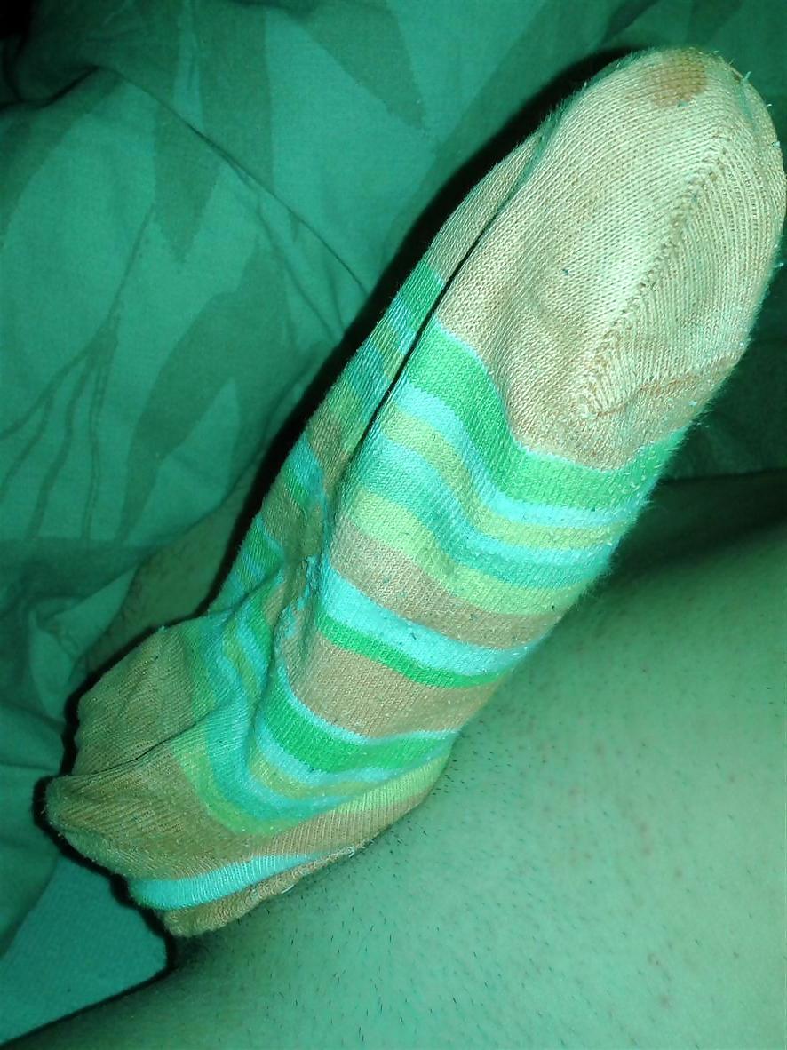 11P Cum on colleague socks