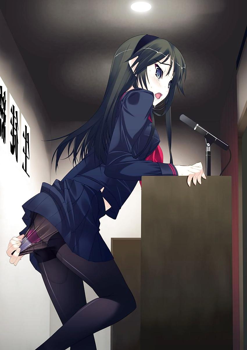21P Anime Girls Hidden Dildo