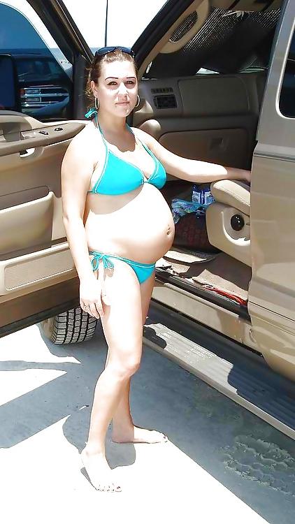 20P Pregnant and bikini 1.