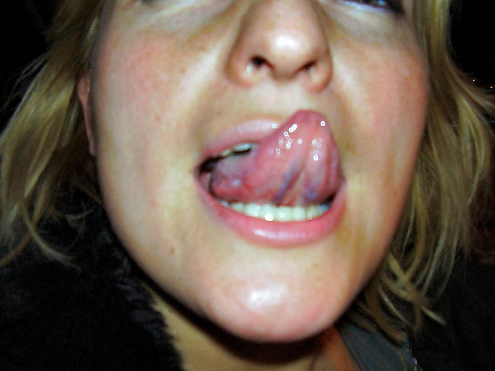 14P Cum on this Long Tongue