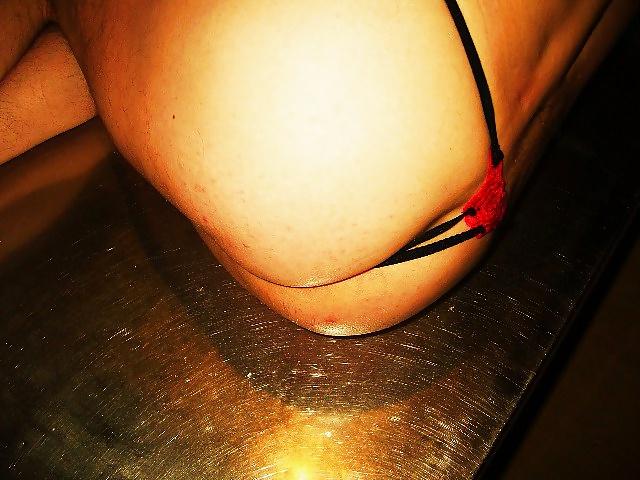 21P Mein geiler Arsch und mein Penis im String , Stringtanga